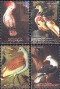 Gambia 2000 Cockatoo/ Pheasant/ Bustard/ Gull/ Birds/ Nature/ Art 4v set (b4320b)