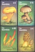 Gambia 2000 Fungi/ Mushrooms/ Plants/ Nature 4v set (s1836r)