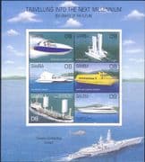 Gambia 2000 Ships/ Boats/ Sailing/ Sail/ Tanker/ Ferry/ Transport 6v m/s (s401d)