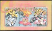 Gambia 2001 Orchids / Flowers / Plants / Nature / Orchid / Horticulture 6v sht (s5723)