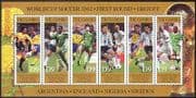 Gambia 2002 Football World Cup / Sports / Games / Players / Soccer 6v m / s (b9213)