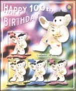 Gambia 2002 Teddy Bear/ Bears/ Teddies/ Toys/ Artist/ Costumes 4v sht (s2365)