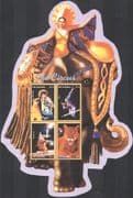 Gambia 2003 Circus Festival/ Clowns/ Puma/ Elephant/ Acrobat/ Animals m/s (s5669a)