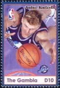 Gambia 2004 Andrei Kirilenko/ Basketball/ Sports/ Games/ People/ Sportsmen 1v (s1968n)