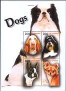 Gambia 2004 Chihuahua/ Terrier/ Shih Tzu/ Dogs/ Pets/ Working Animals/ Nature 4v m/s (b674h)