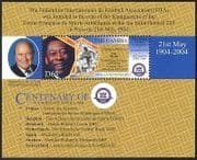 Gambia 2004 FIFA 100th Anniversary / Football / Sports / Games / Soccer 1v m / s (s4704c)