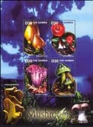 Gambia 2004 Fungi/ Mushrooms/ Plants/ Nature 4v m/s (n46284)