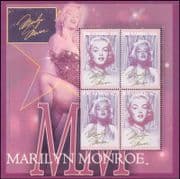 Gambia 2004 Marilyn Monroe / Cinema / Film / Personalities 4v sht SG MS4657 (n13291)