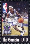 Gambia 2004 T J Ford/ Basketball/ Sports/ Games/ People/ Sportsmen 1v (s1968p)
