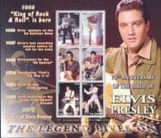Gambia 2005 Elvis Presley/ Music/ Cinema/ People/ Guitar/ Movies 6v m/s (b3615j)