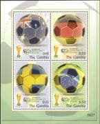 Gambia 2006 Football World Cup/ Flags/ Balls/ Sports/ Games/ Soccer 4v m/s (s6200k)