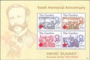 Gambia 2010 Dunant/ Red Cross/ Medical/ Health/ Welfare/ People 4v m/s (n46261b)