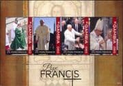 Gambia 2014 Pope Francis/ Papal Visit/ People/ Religion 4v m/s (b3615e)