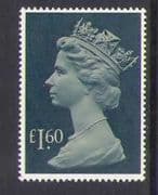 GB 1977 1.60 defin (SG1026f) 1v (n23594)