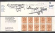 GB 1980 Military Aircraft / Planes / Aviation / Transport 10v bklt FH3A (n37974)