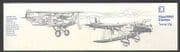 GB 1980 Planes / Aircraft / Aviation 10v bklt FH3A (n22549)
