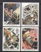 GB 1987 St John's / Ambulance / Motor / Medical 4v set n23593