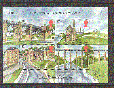 GB 1989 Industrial Buildings 4v m / s (n17668)