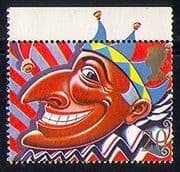GB 1990 Smiles / Punch / Puppet / Animated / Greeting 1v n31130