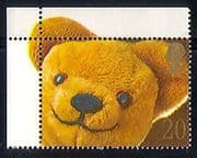 GB 1990 Teddy Bear / Toys / Smiles / Greetings 1v n31128