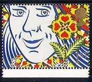 GB 1991 Smiles / Hearts / Love / Queen / Greetings 1v (n30817)
