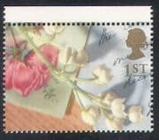 GB 1992 Greetings / Memories / Flowers / Letter / Plants / Nature 1v (b6283q)
