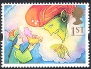 GB 1993 Greetings/ Animation/ Aladdin/ Genie/ Magic/ Stories/ Disney 1v (n30828)