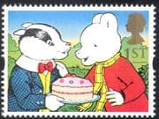 GB 1993 Greetings/ Cartoons/ Comics /Rupert Bear /Badger/ Book/ Stories 1v (n30825)
