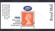 GB 1994 Boot's Greeting Cards Postal Promotion/ 1st Class Pane/ SG1671m 1v (n17675)
