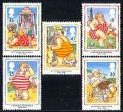 GB 1994 Postcards / Holiday / Puppets / Animation 5v (n30813)