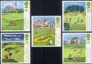 GB 1994 Scottish Golf Courses/ Lighthouse/ Sport/ Games/ Buildings/ Architecture 5v set (n22535)