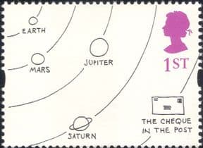 GB 1996 Greetings/ Cartoons/ Animation/ Solar System/ Letter 1v (n30824p)