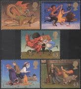 GB 1998 Books/ Literature/ Alice/ Dragon/ Lion/ Witch/ Phoenix/ Stories 5v set (n18223)