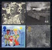 GB 1999 Millennium / King / Army / Military / Graves 4v n27559