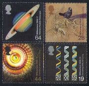 GB 1999 Millennium / Science / Planets / Astronomy / Bird / Nature / DNA / Medical 4v (n33565)