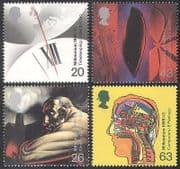 GB 1999 Millennium / Steam / Brain / Time / Inventors 4v n27558