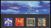 GB 1999 Millennium/ Trains/ Rail/ Cycling/ Plane/ Ship/ Capt. Cook/Transport 4v Pres Pack (n22557)