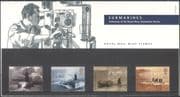 GB 2001 Royal Navy/ Submarines/ Boats/ Transport/ Military/ Naval History 4v Presentation Pack (n41877)