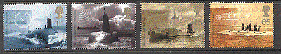 GB 2001 Royal Navy / Submarines / Ships / Boats / Military / Transport 4v set (s4346)