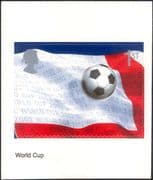 GB 2002 Football World Cup/ Soccer/ Sport/ WC/ Flags/ Ball 1v s/a ex bklt (b8543w)