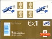 GB 2003 Classic Toys/ Bi-Plane/ Meccano/ Aviation/ Transport/ Biplanes/ Planes 6v s/a bklt PM11 (n30611c)