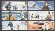 GB 2003 Explorers/ Antarctic/ Planes/ Boats/ Ships/ Camels/ Transport/ Animals/ Exploration 6v set n22492
