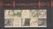 GB 2004 Lord of the Rings/ Tolkein/ Books/Literature/Magic/Films/Cinema 10v Pres Pack n41875