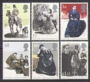 GB 2005 Bronte/ Books/ Stories/ Writing/ Horse/ Literature/ People 6v set (n27094)
