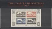 GB 2005 Castles 50th Anniversary (1955 design)/ Buildings/ Architecture/ Postal History 4v m/s Presentation Pack (n41878)