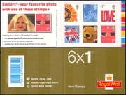 GB 2005 SMILERS/ Teddy Bear/ Flower/ Plane/ Love/ Robin/ Bird 6v s/a bklt (n16122a)