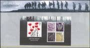 GB 2006 Lest We Forget/ Poppy/ Poppies/ War/ Somme/ Remembrance/ Military/ Soldiers 5v m/s Presentation Pack n42019