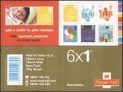 GB 2006 SMILERS/ Butterflies/ Fireworks/ Balloons/ Champagne 6v s/a bklt (n16159)
