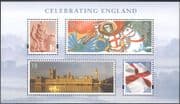 GB 2007 Houses of Parliament/ Big Ben/ St George/ Lion/ National Flag/ Buildings/ Clock Tower/ Architecture 4v m/s (n43530)
