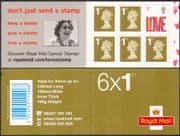 GB 2007 Valentine's Day/ Smilers/ Love/ Hearts/ Animation 6v s/a bklt SG SA1 (b7387z)